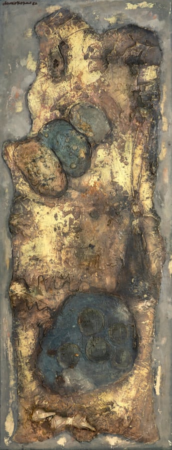Slavko KOPA (1913-1995) - Terrain vague, 1960 - Technique mixte, peinture vinyl…