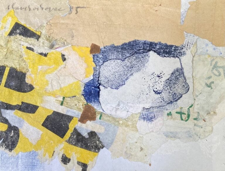 Slavko KOPAC (1913-1955) - Composition, 1985 - Collage et technique mixte sur p…