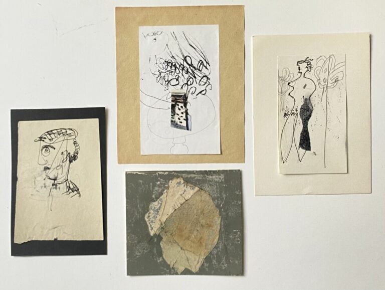 Slavko KOPAC (1913-1955) - Homme à la casquette - Encre sur papier, cachet du m…