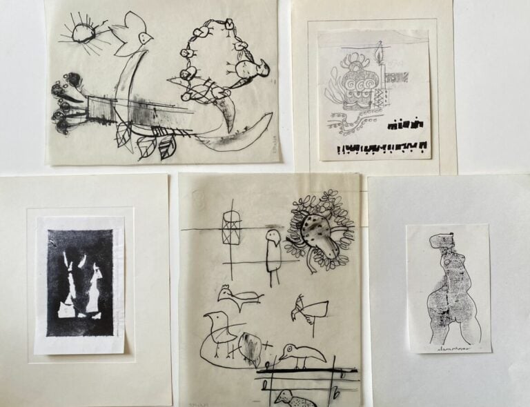 Slavko KOPAC (1913-1955) - Nu, 1977 - Technique mixte sur papier, signée au cra…