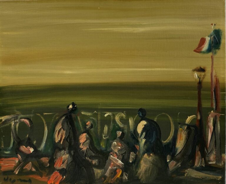 Sylvain VIGNY (1903-1970) - La Promenade - Huile sur toile, signée en bas à gau…
