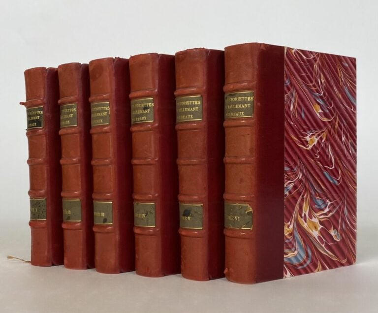 Tallemant des Réaux - OEuvres - P.,Techener,1862 - 6 vol in-8 demi-basane