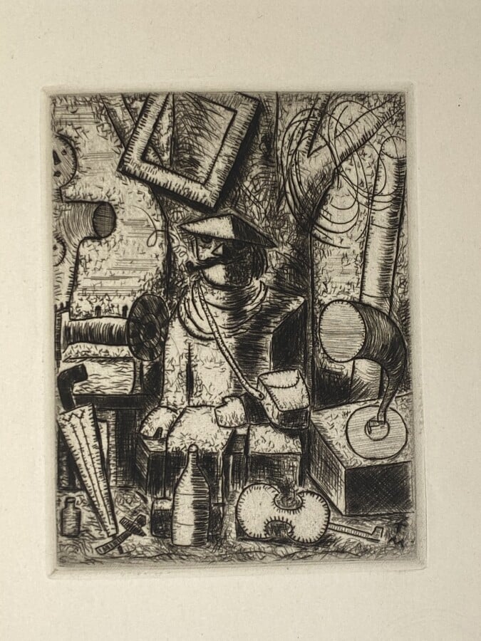 Thadée MAKOWSKI (1882-1932) Noël Bureau : Marché aux puces, Marcel Seheur, Pari…