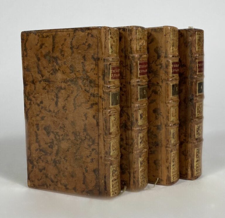 Théâtre espagnol Ancy le jeune, 1770. - 4 vols in-12, plein veau.