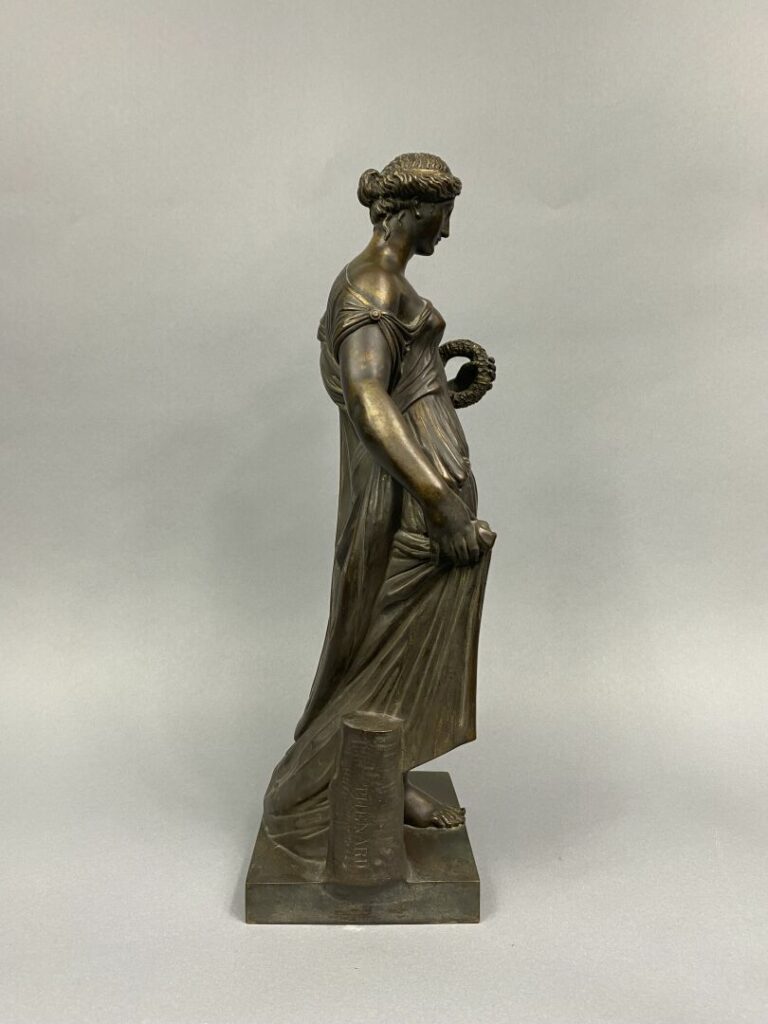 THENARD (XIXe siècle) - Femme drapée tenant une couronne de laurier - Epreuve e…