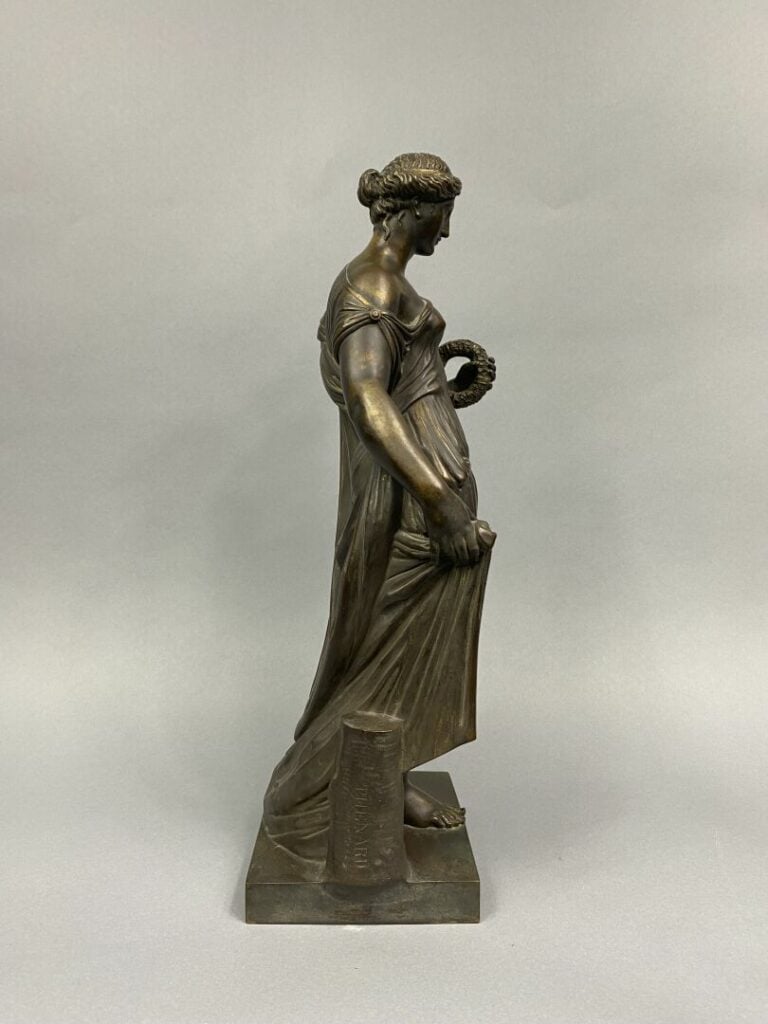 THENARD (XIXe siècle) - Femme drapée tenant une couronne de laurier - Epreuve e…