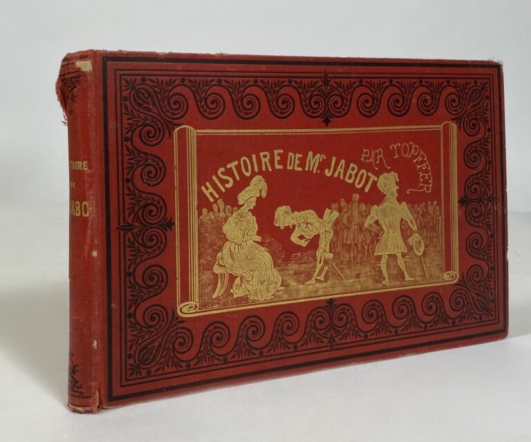 [Topffer,Histoire de Mr Jabot] Edité à Genève en 1833, Relié In-8.Rare et éléga…