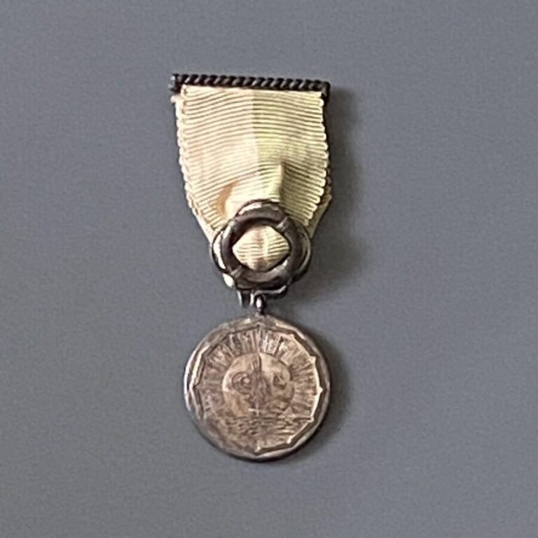 TURQUIE - Médaille du Fond de soutien de la Marine «Donanma Iane», 1913, argent…