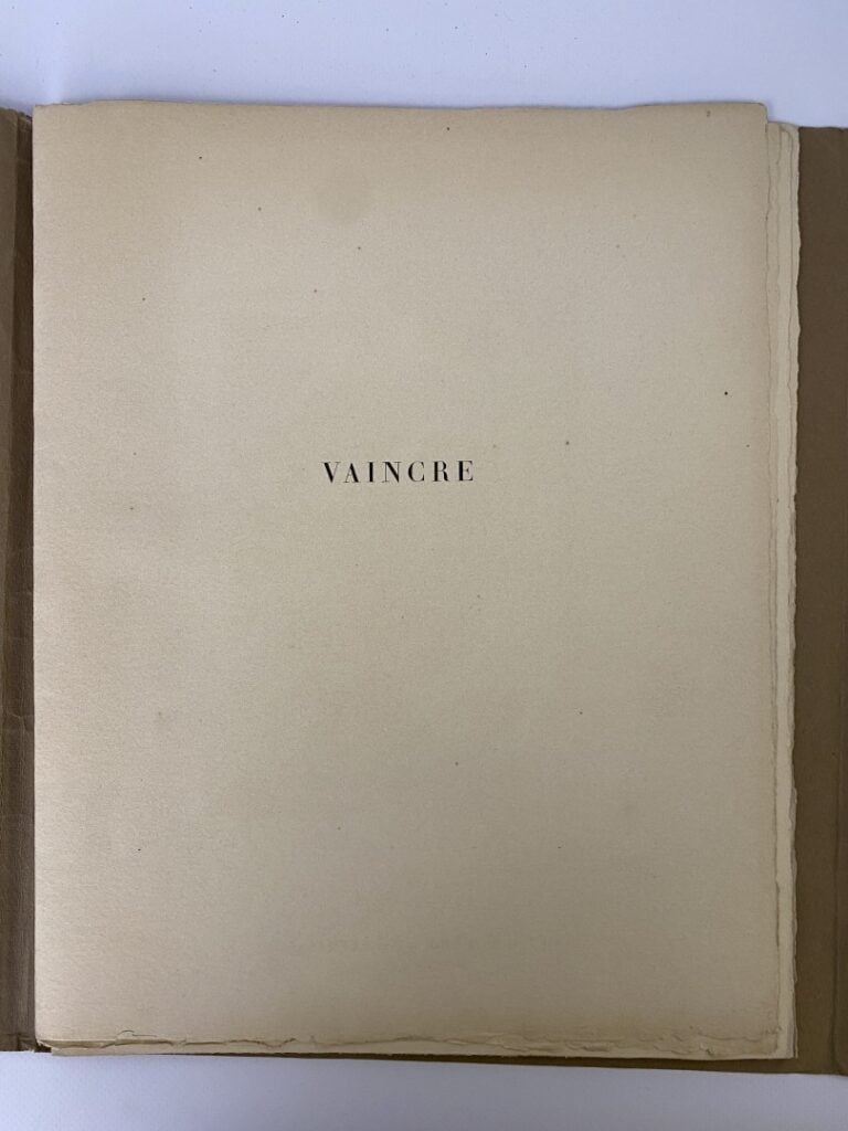 VAINCRE - Album édité par le Front National des Peintres au profit des Francs-T…