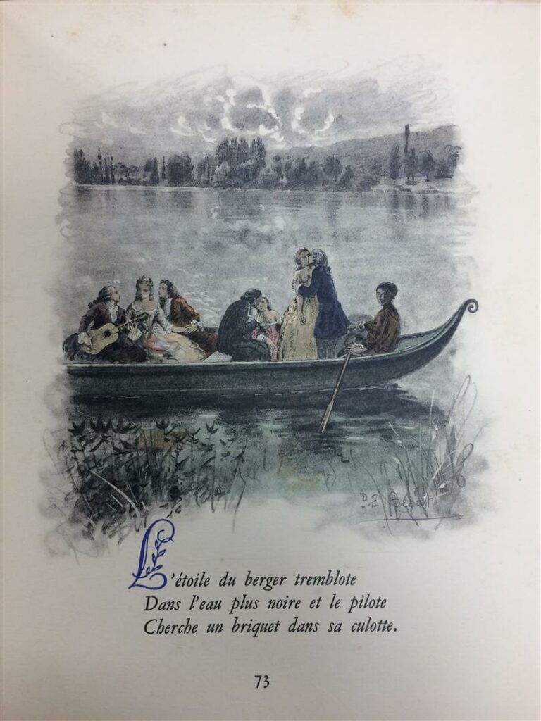 VERLAINE Paul - Bécat, Paul Emile - Les fêtes galantes. Illustrées de dessins o…