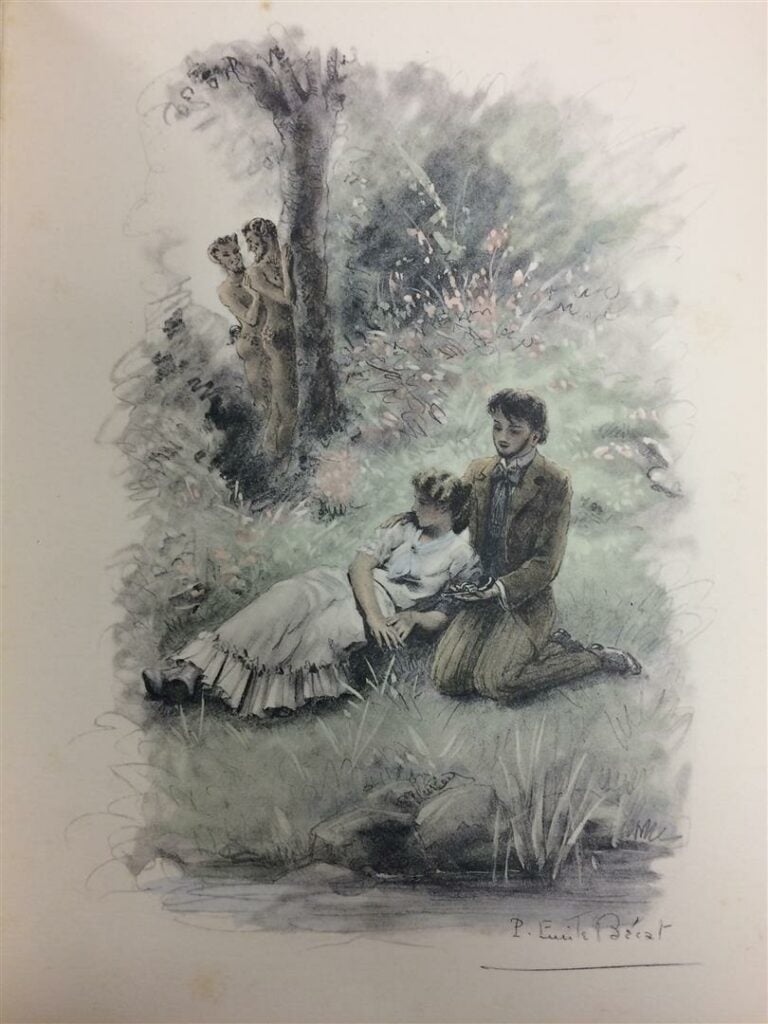 VERLAINE Paul - Bécat, Paul Emile - Les fêtes galantes. Illustrées de dessins o…