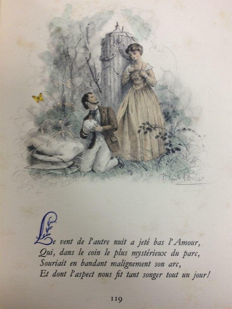 VERLAINE Paul - Bécat, Paul Emile - Les fêtes galantes. Illustrées de dessins o…