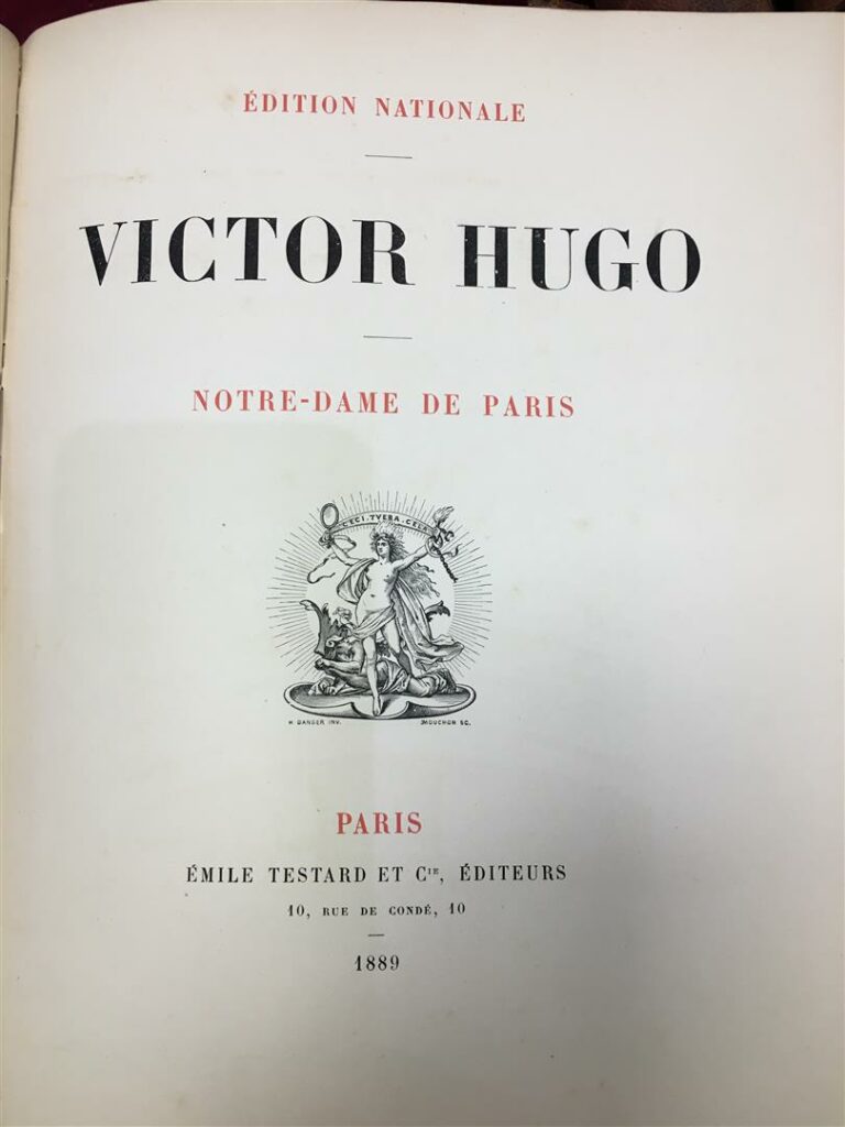 VICTOR HUGO, OEUVRES, Edition Nationale, par Lemonnier puis Testard, 41 volumes…