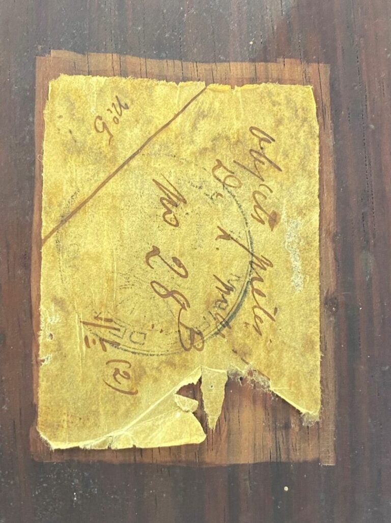 VIETNAM, DAO HUÔNG MAI, XIXe siècle - Grand panneau rectangulaire en bois sculp…