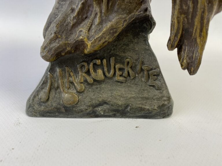 VILLANIS EMMANUEL - Marguerite - Buste en régule - H: ?