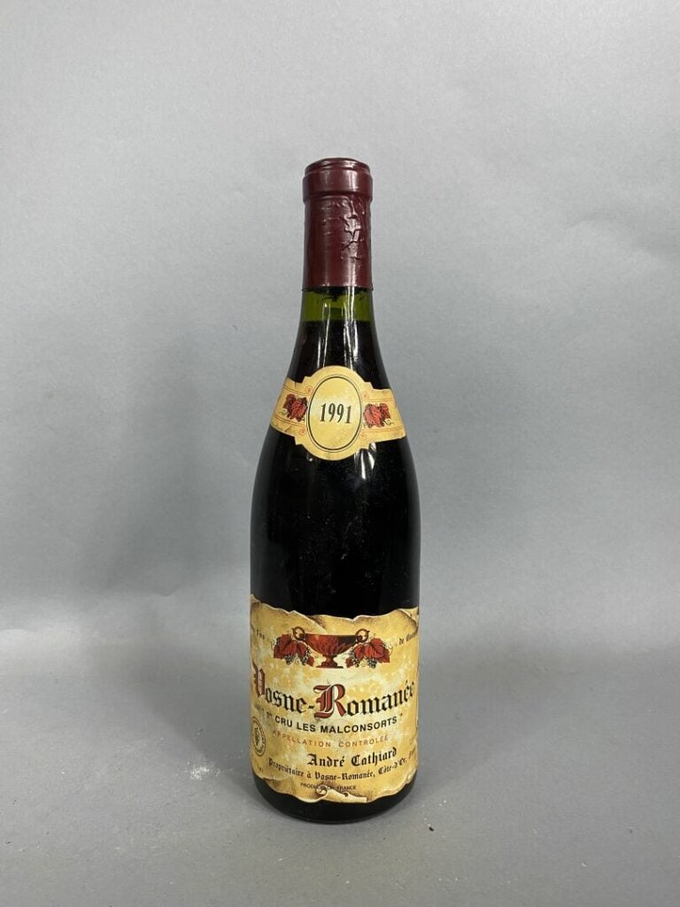 Vosne Romanée, André Cathiard - Une bouteille, 1991