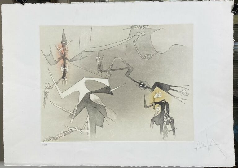 Wifredo LAM (1902 - 1982) - Visible-invisible, 1971 (1972) (Tonneau-Ryckelynck…