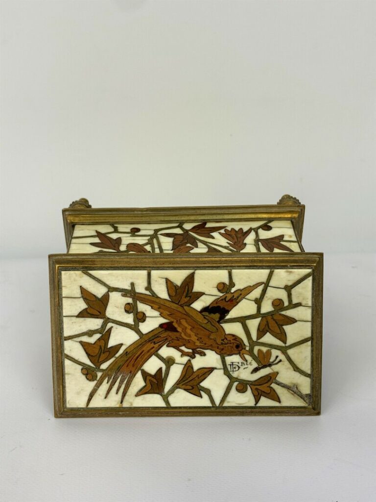 [X] Ferdinand DUVINAGE (1813-1874) et Maison A. GIROUX - Petite boîte à timbres…