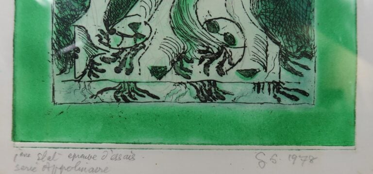 Graham SUTHERLAND (1903-1980) - Composition aux fleurs et chemins - Estampe sur…