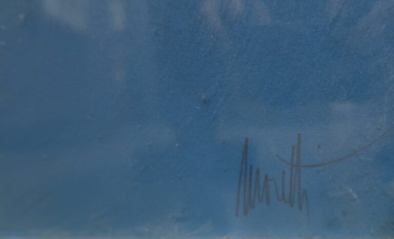 Raymond MORETTI (1931-2005) - Portrait d'homme - Lithographie en couleurs - Sig…