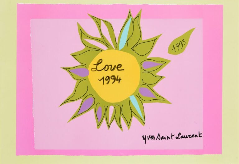 Yves SAINT LAURENT (1936-2008) - Love - 1994, 1996, 1998, 1999 - Suite de quatr…