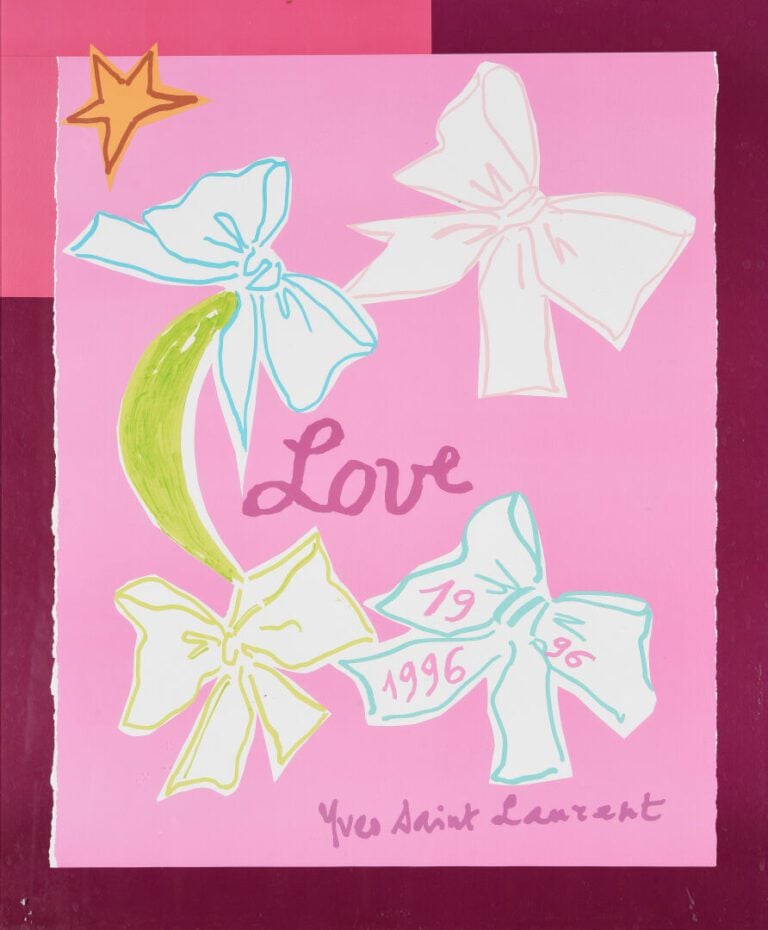 Yves SAINT LAURENT (1936-2008) - Love - 1994, 1996, 1998, 1999 - Suite de quatr…