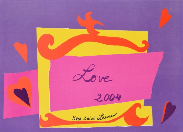 Yves SAINT LAURENT (1936-2008) - Love - 2002, 2003, 2004, 2005, 2006 et 2007 -…