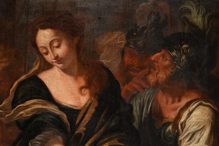 Ecole génoise du XVIIe siècle, autour de Ferrari ou Stefano Magnasco - Sainte M…