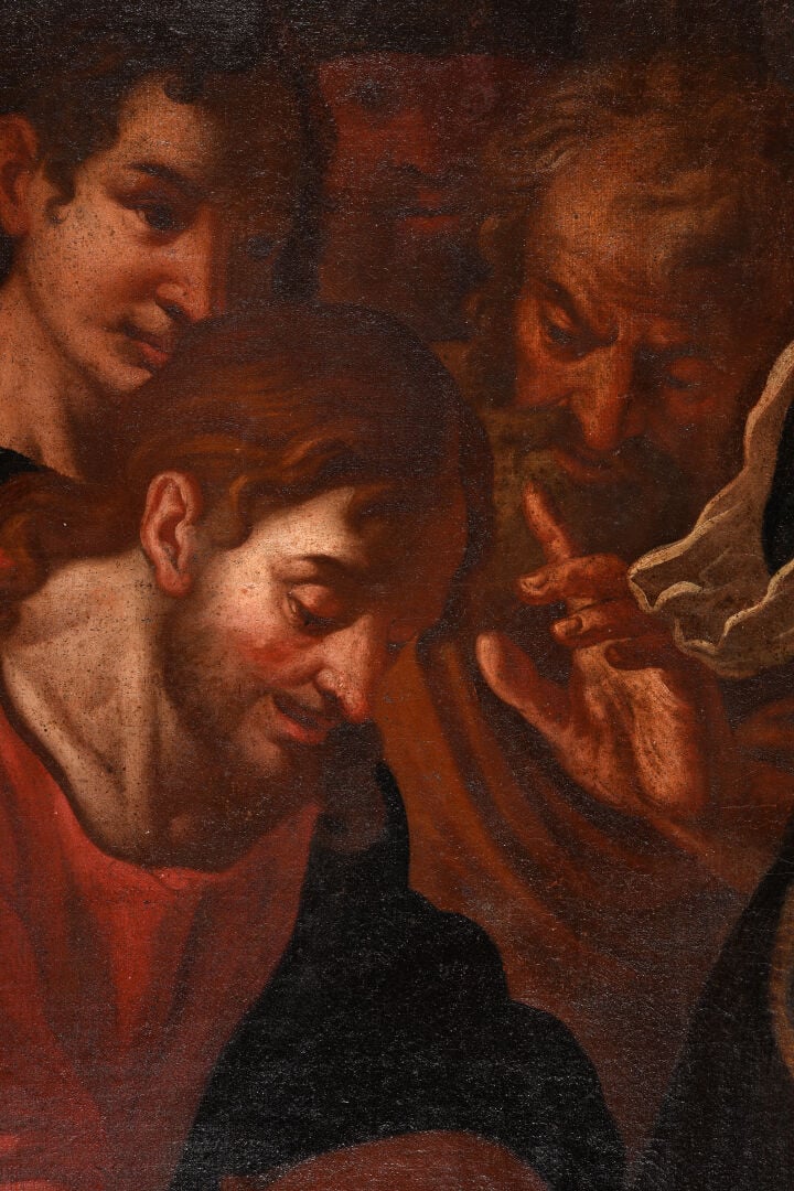 Ecole génoise du XVIIe siècle, autour de Ferrari ou Stefano Magnasco - Sainte M…