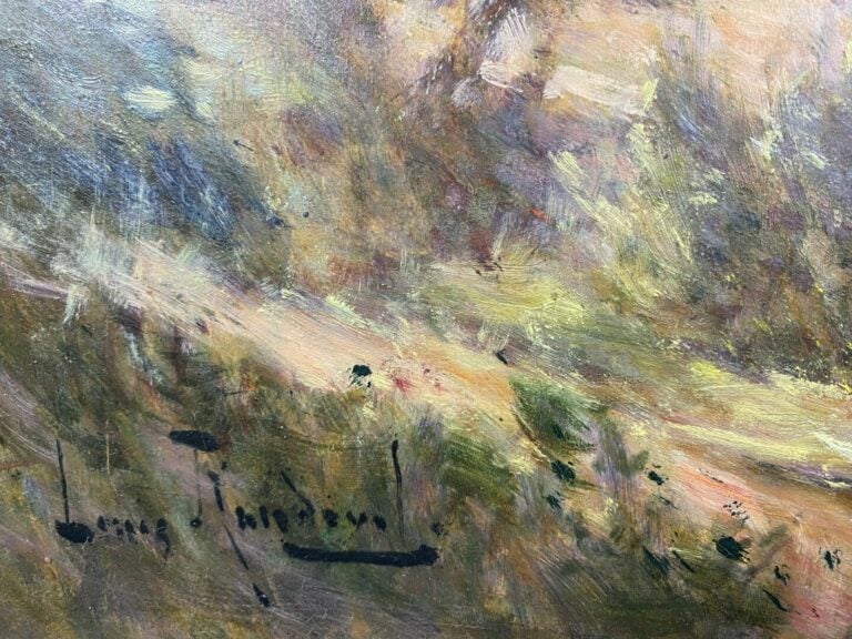 Louis RANDAVEL (1869-1947) - Les petits bergers - Huile sur panneau - Signé en…
