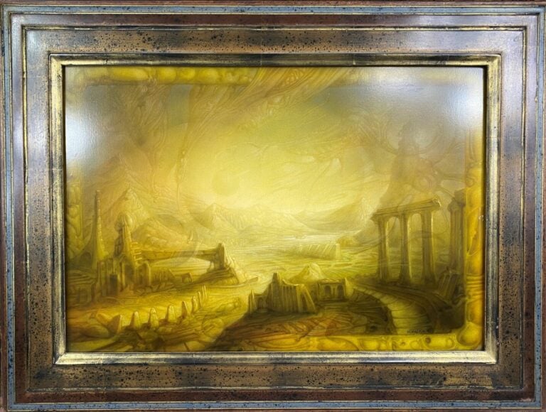 Gérard DI MACCIO (1938) - Paysage imaginaire - Huile sur toile - Signée en bas…
