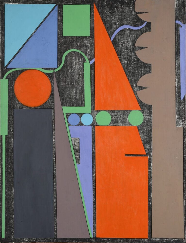 Angelo PONCE DE LEON (1925) - Le moulin - Huile sur toile - Contre-signée au do…