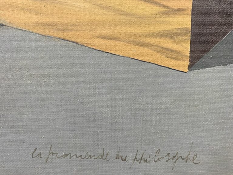 Antonio RECALCATI (1938) - Promenade du philosophe - Huile sur toile - Signée e…
