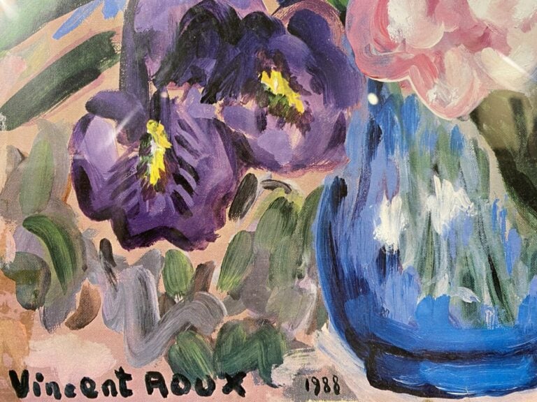 Emile DIDIER-SAYET (XXe siècle) - Paire de vases fleuris - Deux huiles sur isor…