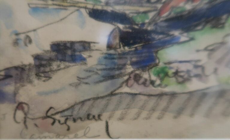 Paul SIGNAC (1863-1935) - Camaret en Bretagne - Aquarelle sur papier - Signé et…