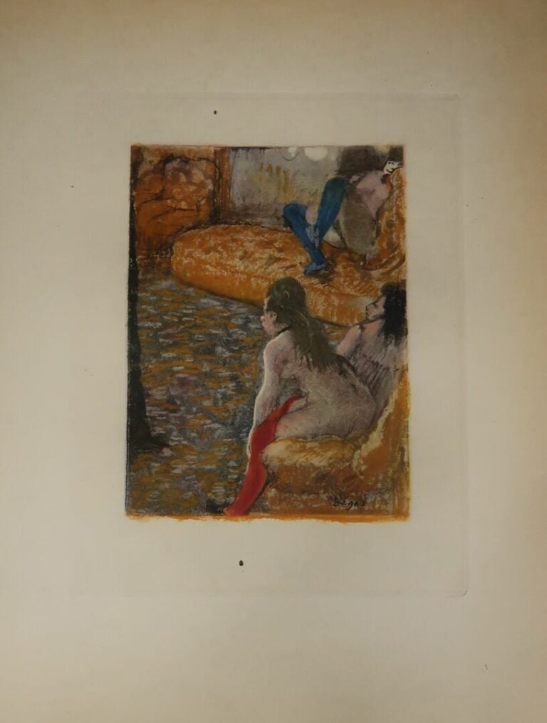 DEGAS (Edgar) & LOUYS (Pierre) - Mimes des courtisanes de Lucien - Paris, Ambro…