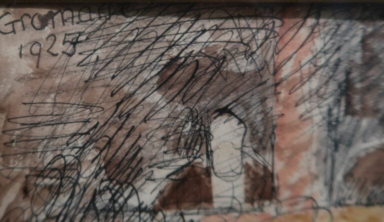Marcel GROMAIRE (1892-1971) - Au Cabaret, 1925 - Encre et aquarelle sur papier…