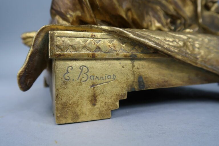 Louis Ernest BARRIAS (1841-1905) - Jeune fille de Bou Saada - Epreuve en bronze…