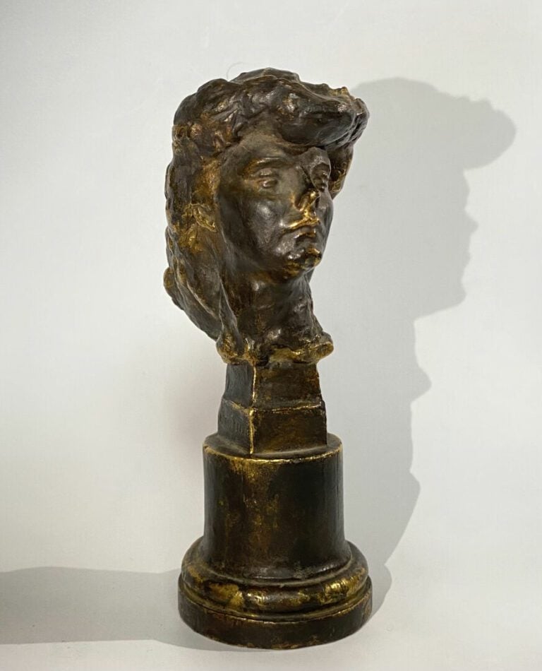 Émile Antoine BOURDELLE (1861-1929) - Tête d'Augusta, Modèle créé vers 1907 - B…