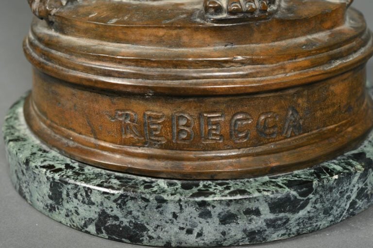 Ecole française de la fin du XIXe-début du XXe siècle - Rebecca - Epreuve en br…