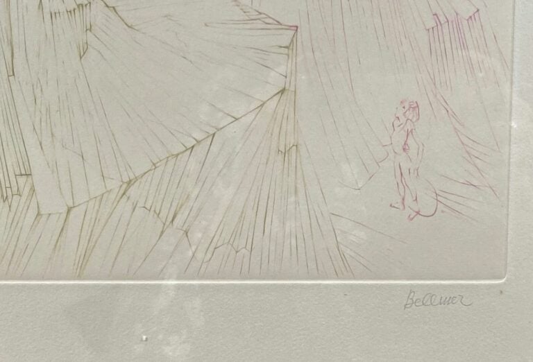 Hans BELLMER (1902-1975) - Scène surréaliste - Gravure - Signée en bas à droite…