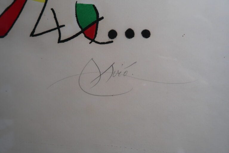 D'après Joan MIRO (1893-1983) - Sans titre - Lithographie - Signée en bas à dro…