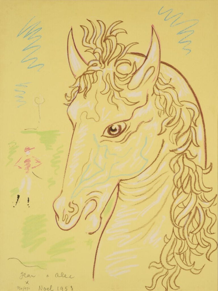 Jean COCTEAU (1889-1963) - Illustration pour Orphée, 1953 - Lithographie en cou…