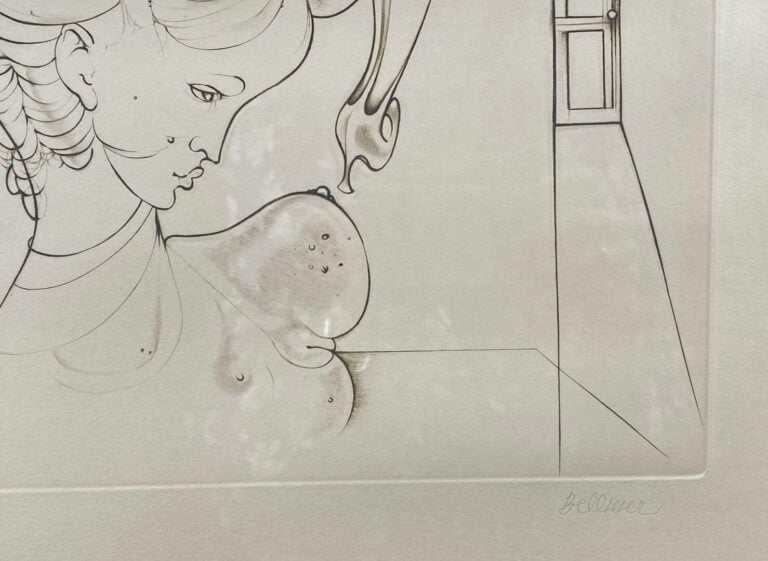 Hans BELLMER (1902-1975) - Composition surréaliste - Gravure - Signée en bas à…