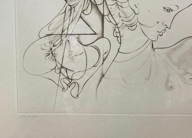 Hans BELLMER (1902-1975) - Composition surréaliste - Gravure - Signée en bas à…