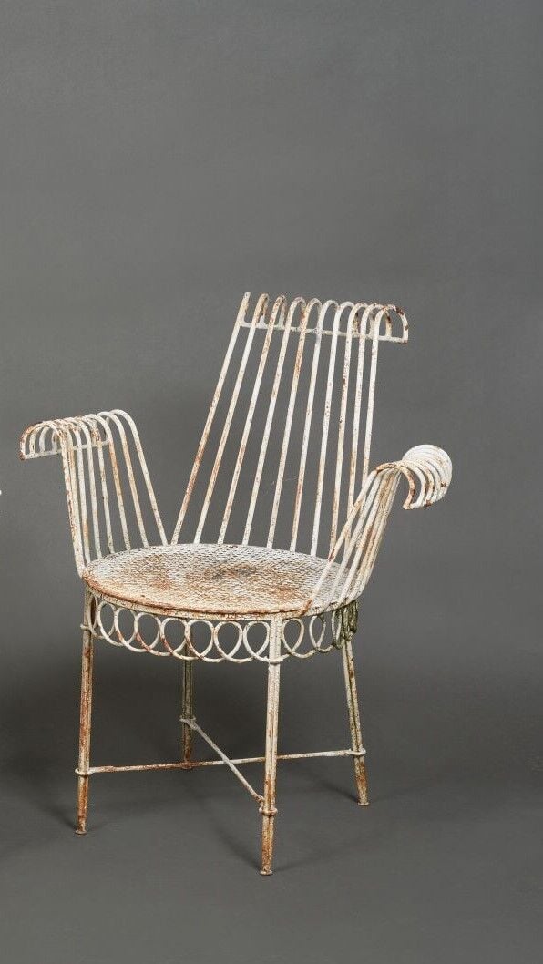 Mathieu MATEGOT (1910-2001) - Ensemble de jardin modèle « Cap d'Ail » comprenan…