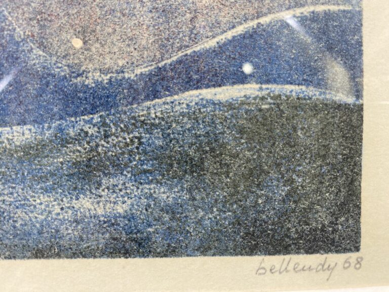 BELENDY (XXe siècle) - Composition surréaliste - Lithographie - Signée en bas à…