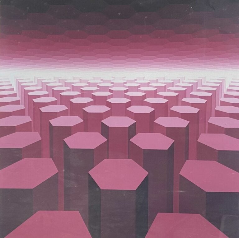 YVARAL (1934-2002) - Composition - Lithographie, épreuve d'artiste - Signée en…
