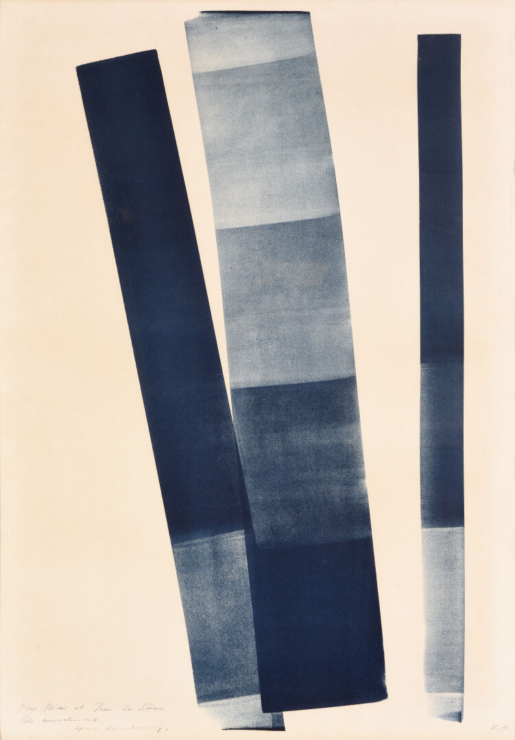 Hans HARTUNG (1904-1989) - Sans titre - Lithographie, épreuve d'artiste - Signé…