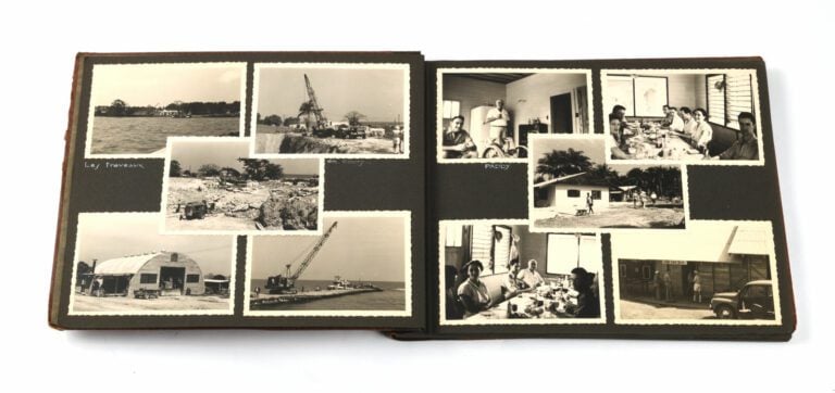 2 albums de photographie. Guinée Française 1949-1951. intéressant ensemble de p…
